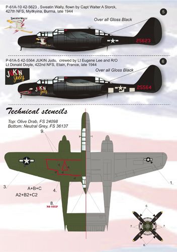 Print Scale 48035 1:48 Northrop P-61A 'Black Widow' Part 2