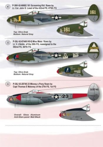 Print Scale 48036 1:48 Lockheed P-38 Lightning Part 1