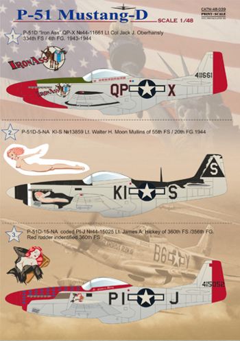 Print Scale 48039 1:48 North-American P-51D Mustang