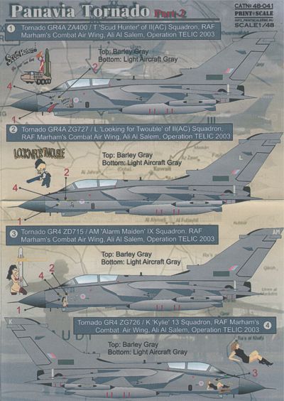 Print Scale 48041 1:48 Panavia Tornado Gr.4/Gr.4a Part 2