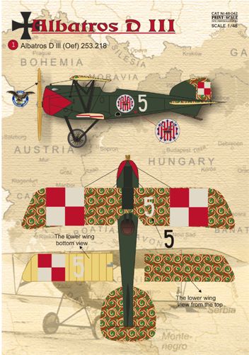 Print Scale 48042 1:48 Albatros D.III