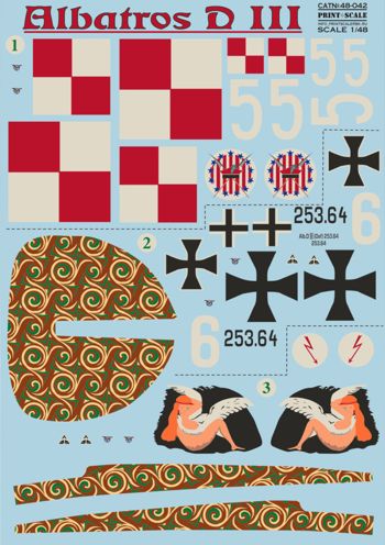 Print Scale 48042 1:48 Albatros D.III