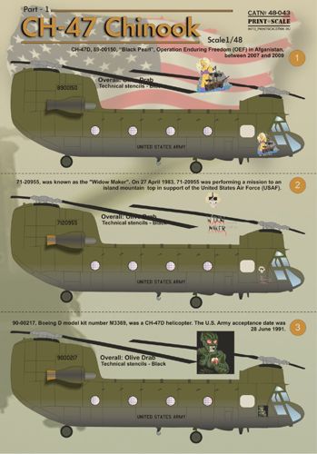 Print Scale 48043 1:48 Boeing CH-47 Chinook Part 1