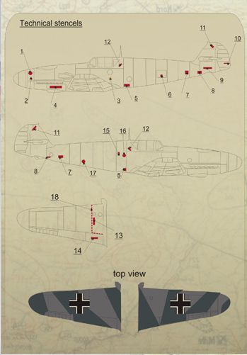 Print Scale 48048 1:48 Messerschmitt Bf-109F-2 Part 1