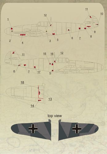 Print Scale 48049 1:48 Messerschmitt Bf-109F-2 Part 2