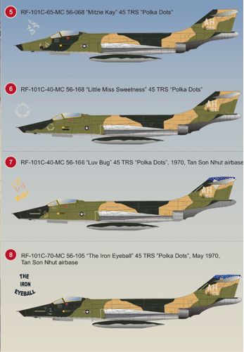 Print Scale 48050 1:48 McDonnell RF-101C Voodoo TRS 'Polka Dots'