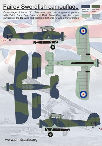 Print Scale 48051 1:48 Fairey Swordfish Mk.I/Mk.II/Mk.III