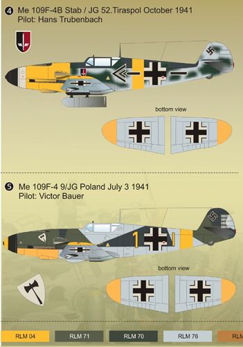 Print Scale 48052 1:48 Bf-109F-4 Luftwaffe Part 1