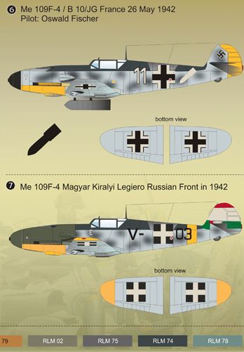 Print Scale 48052 1:48 Bf-109F-4 Luftwaffe Part 1