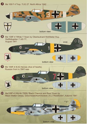 Print Scale 48053 1:48 Messerchmitt Bf-109F-4 Part 2