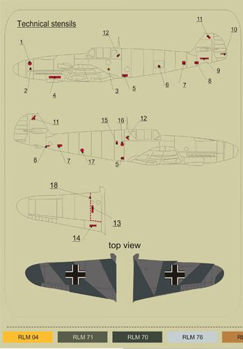 Print Scale 48053 1:48 Messerchmitt Bf-109F-4 Part 2