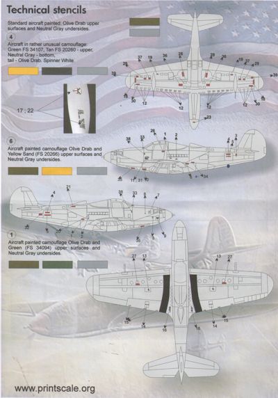 Print Scale 48059 1:48 Bell P-39 Airacobra