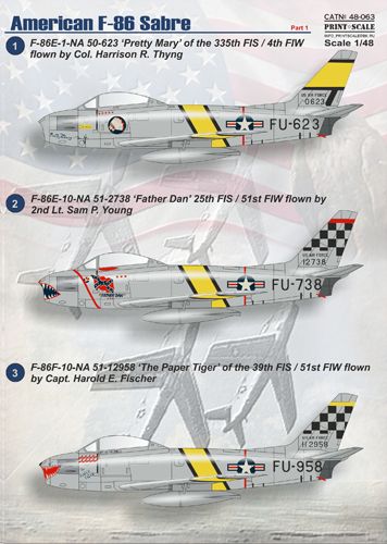 Print Scale 48063 1:48 North-American F-86E Sabre Part 1