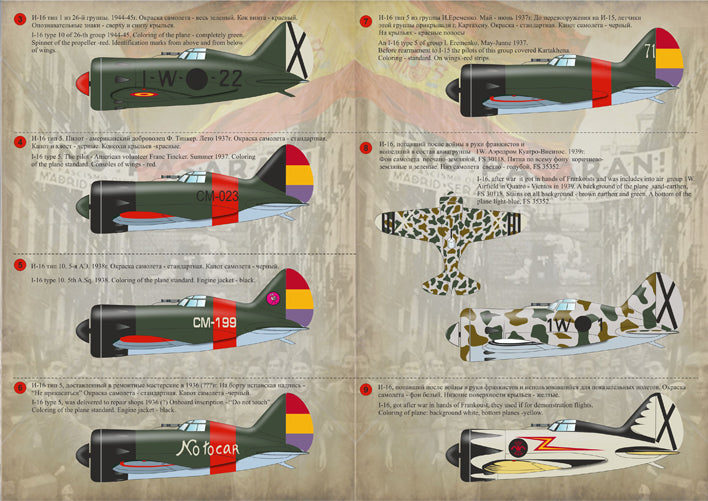 Print Scale 48067 1:48 Polikarpov I-16 Los moscas atacan!