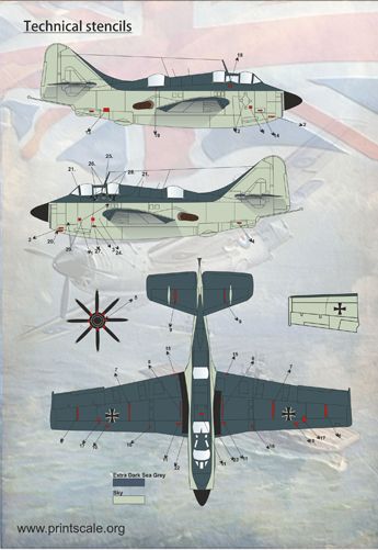 Print Scale 48069 1:48 Fairey Gannet