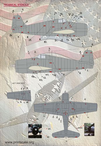 Print Scale 48071 1:48 Grumman F6F Hellcat