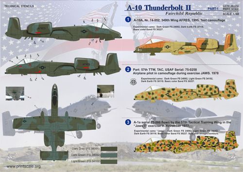 Print Scale 48072 1:48 Fairchild A-10 Thunderbolt II Part 1