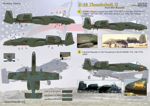 Print Scale 48073 1:48 Fairchild A-10 Thunderbolt II Part 2