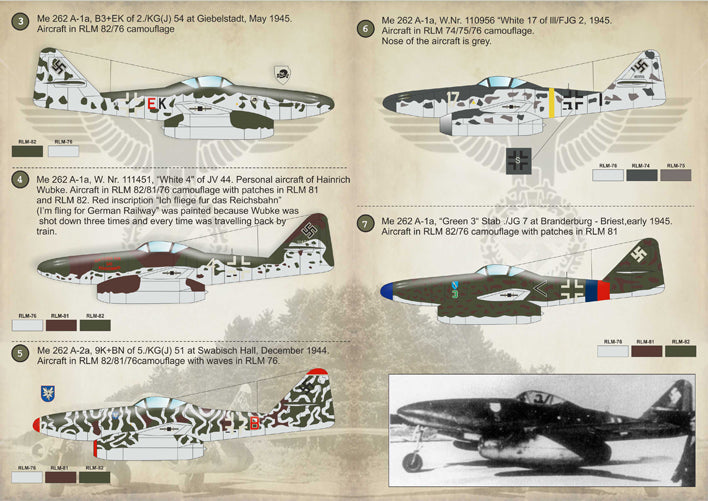 Print Scale 48100 1:48 Messerschmitt Me-262 'Schwalbe'