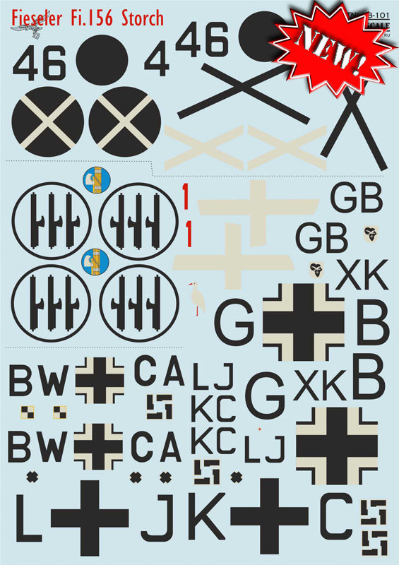 Print Scale 48101 1:48 Fieseler Fi-156C Storch