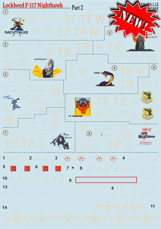 Print Scale 48112 1:48 Lockheed F-117A Nighthawk Part 2