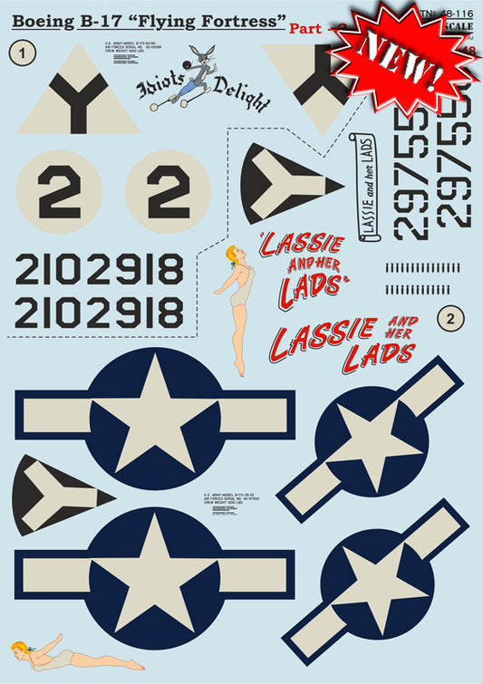 Print Scale 48116 1:48 Boeing B-17G Flying Fortress Part 2