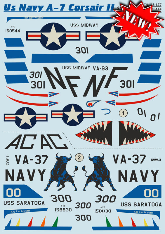 Print Scale 48127 1:48 Vought A-7E Corsair ll U.S. Navy Part 2