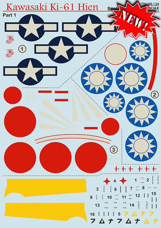 Print Scale 48134 1:48 Kawasaki Ki-61-I Hien Part 1