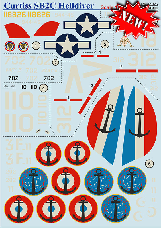 Print Scale 48137 1:48 Curtiss SB2C-3/SBC-5 Helldiver