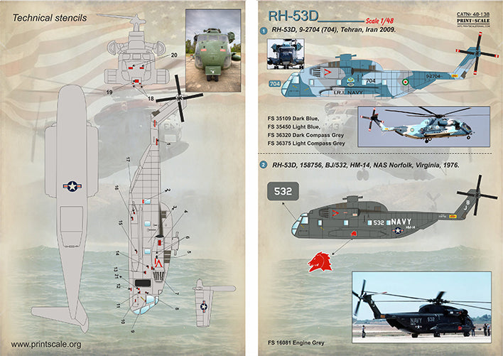 Print Scale 48138 1:48 Sikorsky RH-53D