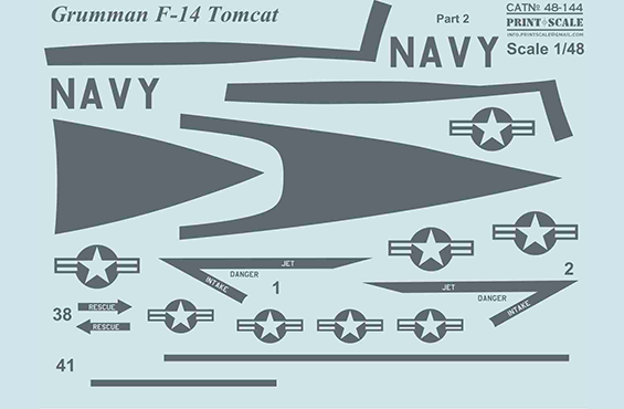 Print Scale 48144 1:48 Grumman F-14 Tomcat Part 2