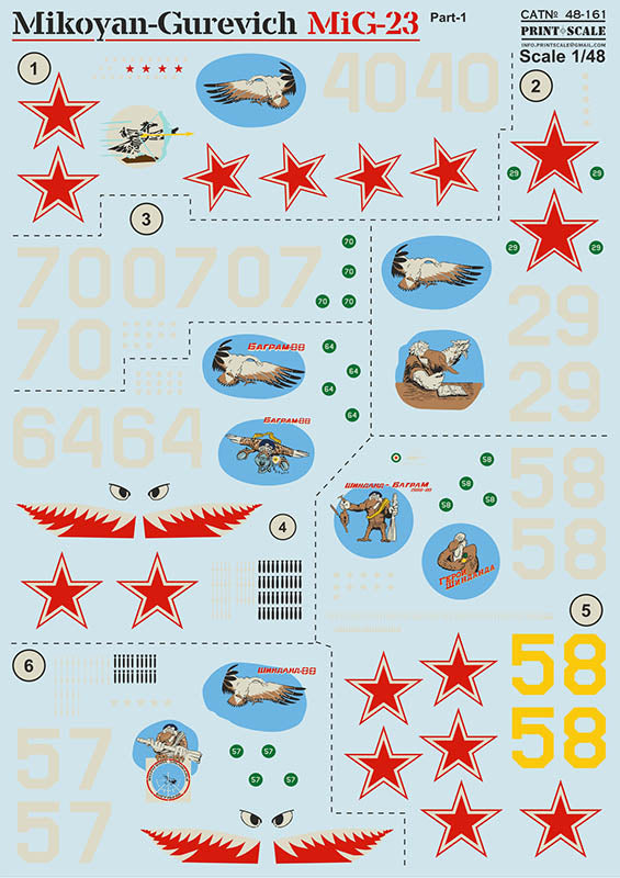 Print Scale 48161 1:48 Mikoyan MiG-23