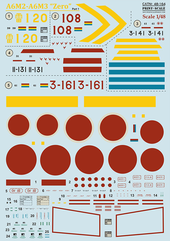 Print Scale 48164 1:48 Mitsubishi Zero A6M2 - A6M3 Zero Part 1