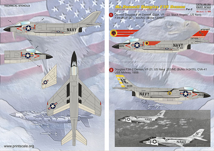 Print Scale 48182 1:48 McDonnell F3H Demon Part 2