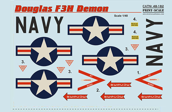 Print Scale 48182 1:48 McDonnell F3H Demon Part 2