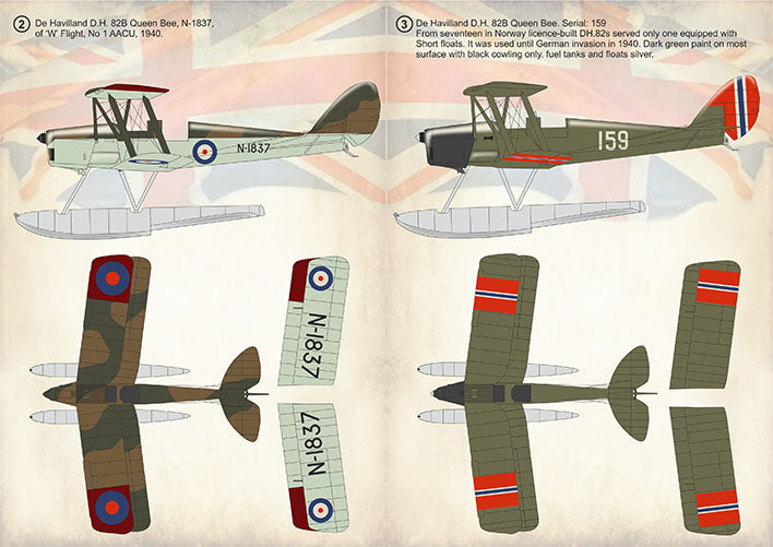 Print Scale 48183 1:48 de Havilland DH-82b Tiger Moth Queen Bee Part 3