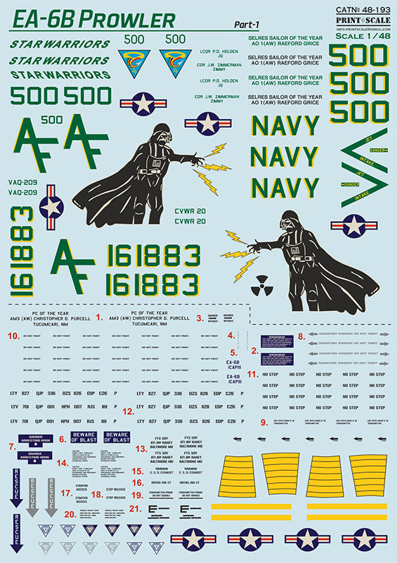 Print Scale 48193 1:48 Grumman EA-6B Prowler Part 1