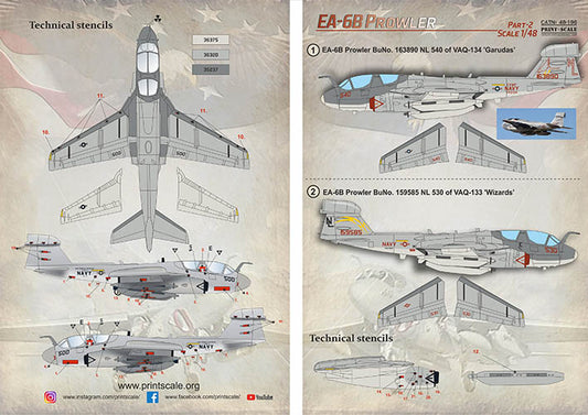 Print Scale 48196 1:48 Grumman EA-6 Prowler Part 2