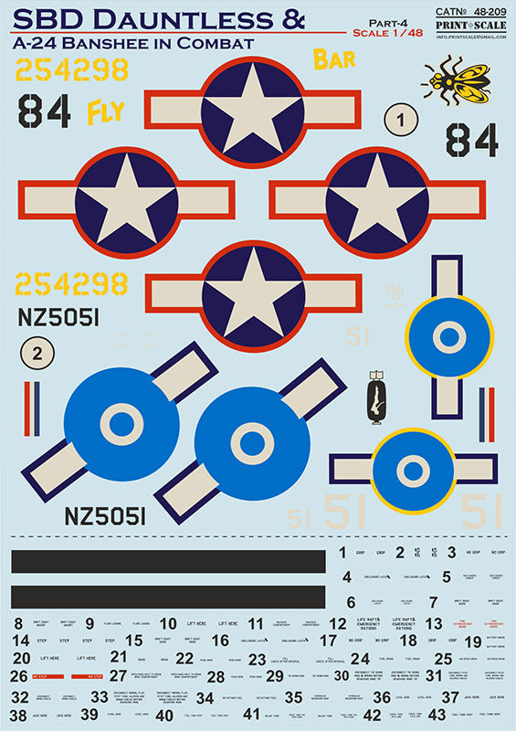 Print Scale 48209 1:48 Douglas SBD Dauntless & Banshee in Combat Part 4