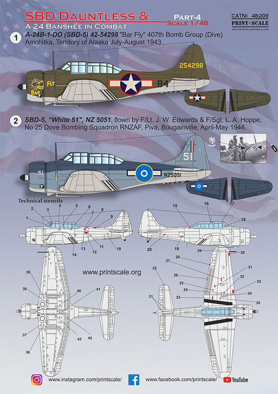 Print Scale 48209 1:48 Douglas SBD Dauntless & Banshee in Combat Part 4