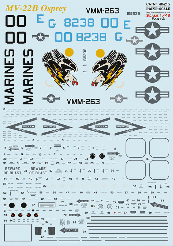 Print Scale 48215 1:48 Bell/Boeing MV-22B Osprey Part 2