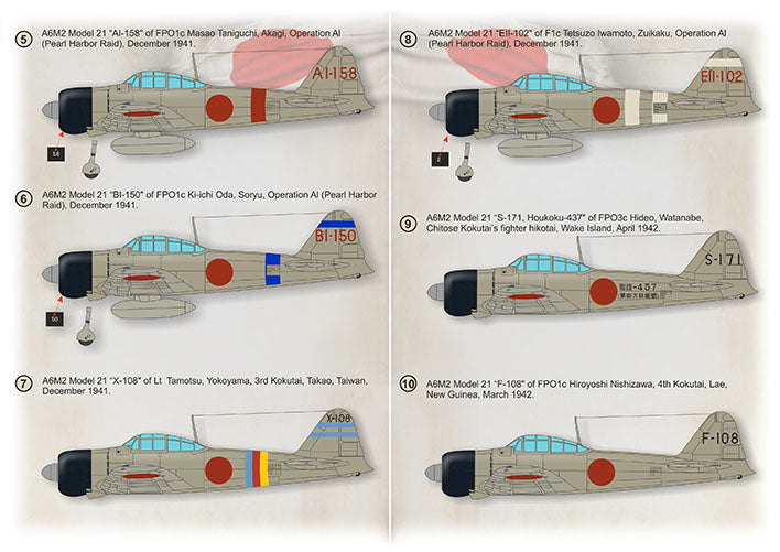 Print Scale 48223 1:48 Mitsubishi A6M Zero-Sen Aces Part 1