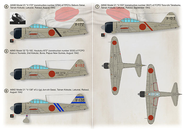 Print Scale 48228 1:48 Mitsubishi A6M Zero-Sen Aces Part 2