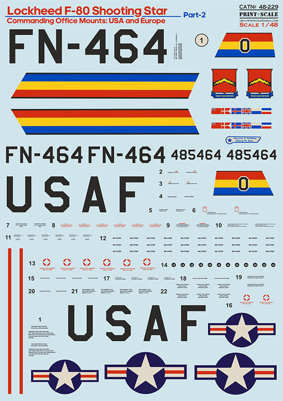 Print Scale 48229 1:48 Lockheed F-80 Shooting Star Part 2