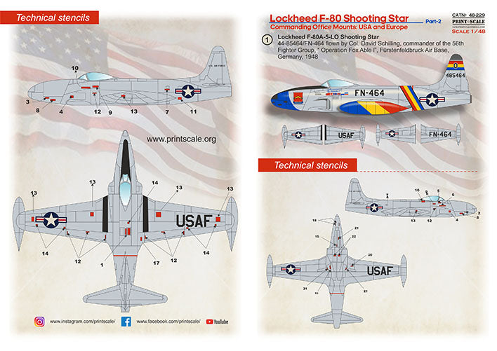 Print Scale 48229 1:48 Lockheed F-80 Shooting Star Part 2