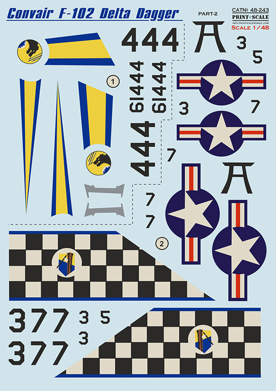 Print Scale 48243 1:48 Convair F-102 Delta Dagger Part 2