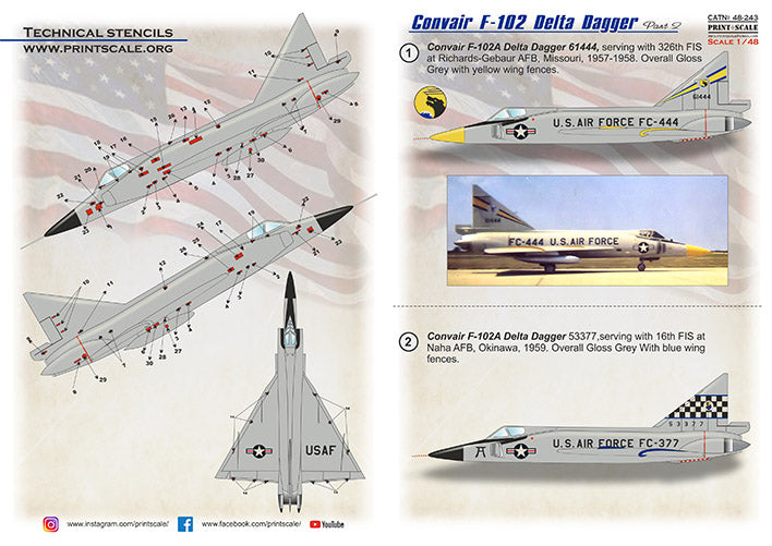 Print Scale 48243 1:48 Convair F-102 Delta Dagger Part 2