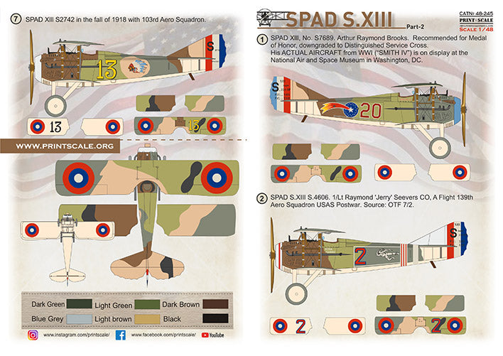 Print Scale 48245 1:48 SPAD Xlll Part 2