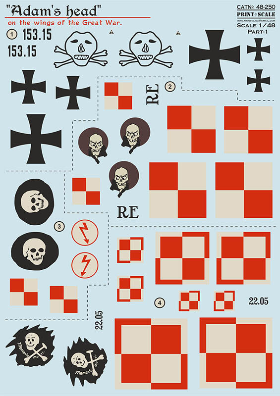 Print Scale 48-250 1:48 "Adam's head" on the wings of the Great War Part 1