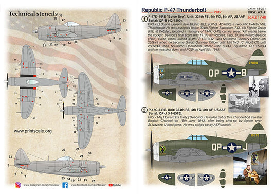 Print Scale 48-271 1:48 P-47 Thunderbolt Part 2